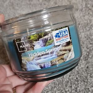 🟠B9🔹️❤️Mainstays Hidden Springs Aqua Candle